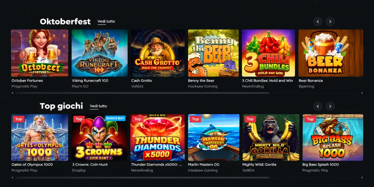 Wild Tokyo Casino slot Oktoberfest e migliori giochi da casinò Italia